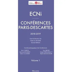 Maloine ECNI conférences paris-descartes v1 2018-2019 Claire Le Jeunne (Auteur)