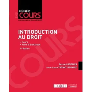 Comparateur de prix : Lgdj Introduction au droit : Cours - Tests d'évaluation (9e édition)