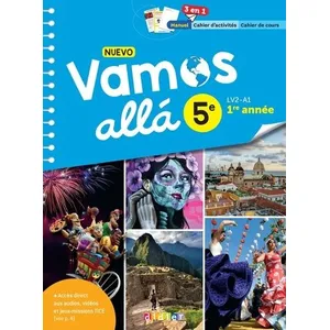 Didier NUEVO Vamos allá Espagnol 5e - Ed. 2022 - Manuel-cahier élève broché