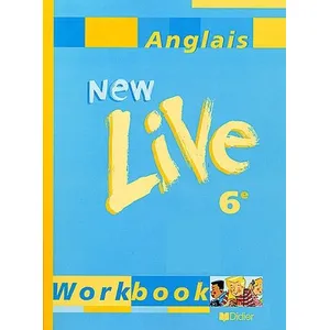 Comparateur de prix : Didier New Live Anglais 6e LV1 - Cahier d'exercices