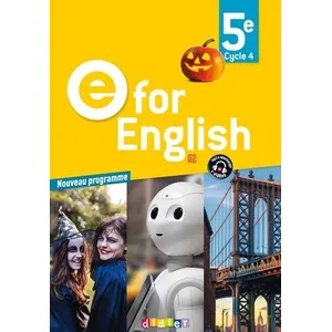 Comparateur de prix : Didier E for english : anglais - 5e - livre de l'élève (édition 2017)