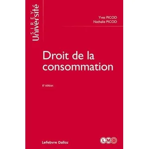 Comparateur de prix : Sirey Droit de la consommation Yves Picod (Auteur), Nathalie Picod (Auteur)
