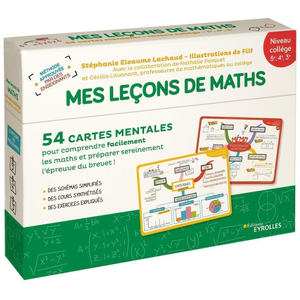 Comparateur de prix : Eyrolles Mes leçons de mathématiques - niveau collège 5e, 4e, 3e