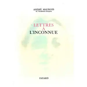 Fayard Lettres à l'inconnue pas cher