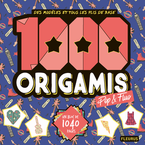 Fleurus 1000 origamis pop & fluo pas cher