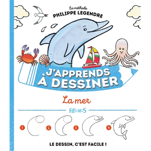 Fleurus J'apprends à dessiner la mer pas cher