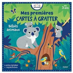 Fleurus Mes premières cartes à gratter - Bébés animaux