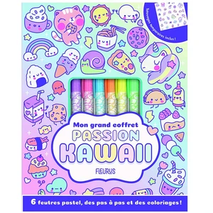 Fleurus Mon grand coffret passion kawaii