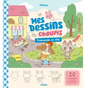 Fleurus Mes dessins choupis - Promenade en ville pas cher
