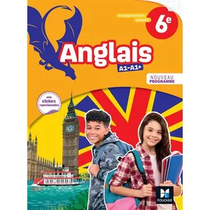 Foucher Cahier d'Anglais 6e Enseignement adapté - Éd. 2025 - Livre élève broché pas cher