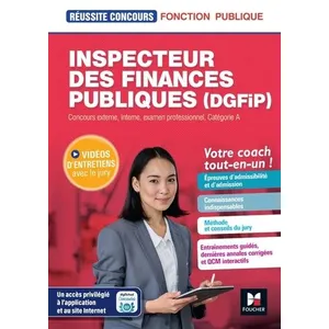 Foucher Réussite Concours Inspecteur des finances publiques DGFIP - Préparation complète pas cher