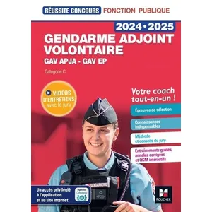Comparateur de prix : Foucher Gendarme Adjoint Volontaire Gav Apja - Gav Ep - Catégorie C