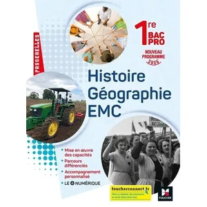 Comparateur de prix : Foucher Passerelles - HISTOIRE-GEOGRAPHIE-EMC 1re Bac Pro - Ed. 2020 - Livre élève