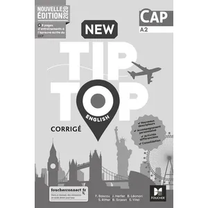 Comparateur de prix : Foucher New Tip Top ENGLISH CAP - Ed. 2020 - Corrigé