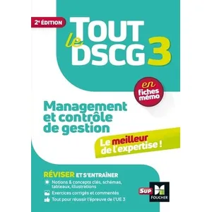 Comparateur de prix : Foucher Tout le DSCG 3 - Management et contrôle de gestion - Révision ...