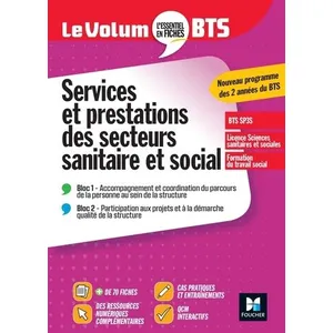 Comparateur de prix : Foucher Le Volum' BTS - SP3S - Services et prestations des secteurs sanitaire et social
