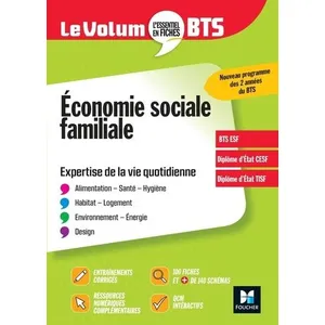 Comparateur de prix : Foucher Le Volum' BTS - ESF - Economie sociale familiale (Broché)
