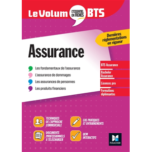 Foucher Le Volum' BTS - Assurance Régine Marquet (Auteur) pas cher