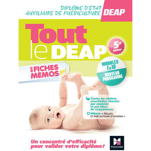 Comparateur de prix : Foucher Tout le DEAP en fiches mémos - IFAP - Diplôme État Auxiliaire ...