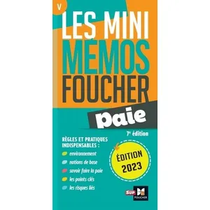 Comparateur de prix : Les mini memos Foucher - Paie - 7e édition - Révision
