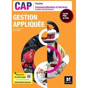 Comparateur de prix : Foucher Gestion appliquée - CAP - Cuisine&Commercialisatio Services - Ed. 2023