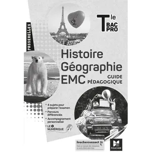 Foucher Histoire, Géographie, Emc Tle Bac Pro Passerelles - Guide Pédagogique pas cher