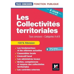 Foucher Pass'Concours - Les Collectivités territoriales - 7e édition - Révision pas cher