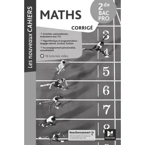 Foucher Maths 2de Bac Pro Les Nouveaux Cahiers - Corrigé pas cher