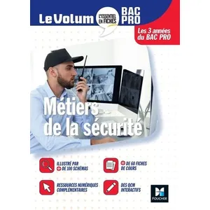 Comparateur de prix : Foucher Métiers de la sécurité : bac pro, les 3 années du bac pro