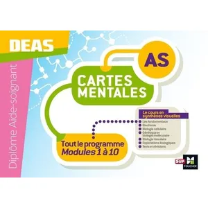Comparateur de prix : Foucher Tout le programme en cartes mentales - Diplôme Aide-Soignant - DEAS
