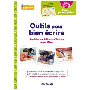 Comparateur de prix : MAGNARD Outils Pour Bien Écrire Cycles 2 Et 3 - Fichier Photocopiable + Plateau De Jeu