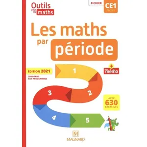 Comparateur de prix : Magnard Outils pour les Maths CE1 (2021) - Les Maths par période - Fichier + Mémo