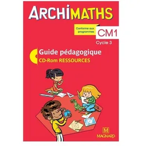 Comparateur de prix : Magnard Archimaths CM1 (2018) - Banque de ressources sur CD-Rom avec guide pédagogique papier