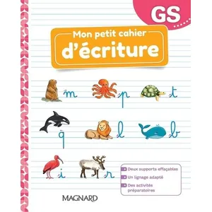Comparateur de prix : Magnard Mon petit cahier d’écriture Grande section (2021) - Cahier (Broché)