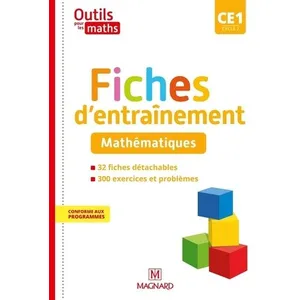 Magnard Outils pour les maths : CE1 - fiches d'entraînement (édition 2021) pas cher