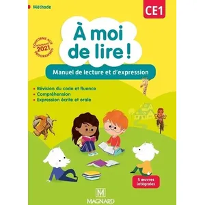Comparateur de prix : Magnard À moi de lire ! CE1 (2021) - Manuel de lecture et d'expression (2021)