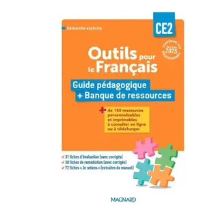 Comparateur de prix : Outils Pour Le Français Ce2 - Guide Pédagogique
