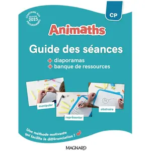 Comparateur de prix : MAGNARD Animaths Cp - Guide Pédagogique + Banque De Ressources