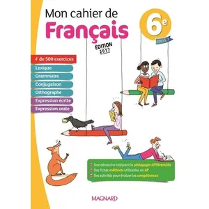 Comparateur de prix : Magnard Mon cahier de français 6e (2017) Evelyne Ballanfat (Auteur)