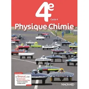 Magnard Physique chimie 4e, cycle 4 : bimanuel : programme 2017 pas cher