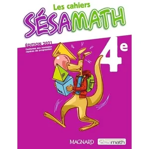 Comparateur de prix : Magnard Les cahiers Sésamath : 4e - cahier de l'élève (édition 2021)