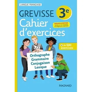 Comparateur de prix : Magnard Cahier Grevisse 3e (2021) (2021): Cahier d'exercices