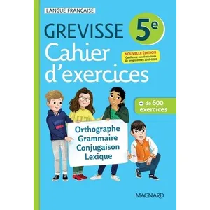 Magnard Cahier Grevisse 5e (2021) Myriam Dufour (Auteur), Maud Varbedian (Auteur) pas cher