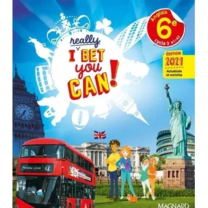 Comparateur de prix : Magnard I really Bet You Can! : anglais : 6e - manuel élève (édition 2021)