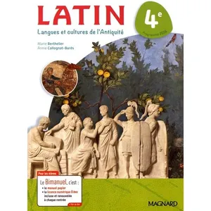 Comparateur de prix : Magnard Latin, langues et cultures de l'Antiquité 4e : bimanuel : programme 2016