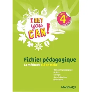 Magnard I Bet You Can! Anglais 4e (2019) - Fichier pédagogique pas cher