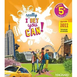 Comparateur de prix : Magnard I really Bet You Can! : anglais : 5e - manuel de l'élève (édition 2022)
