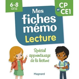 Magnard Mes fiches mémo Lecture CP-CE1: Pour s'entraîner efficacement à la lecture pas cher
