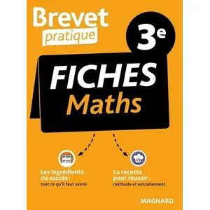 Comparateur de prix : Magnard Brevet Pratique Fiches Maths 3e Brevet 2025 Stéphane Renouf (Auteur)