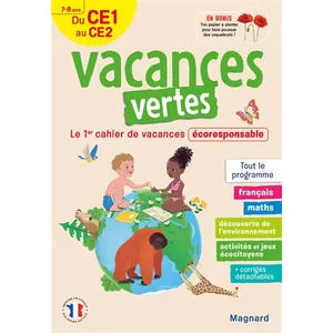 Comparateur de prix : Magnard Cahier de vacances 2025, du CE1 vers le CE2 7-8 ans - Vacances vertes